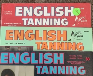 Vintage Lot Of 3 English Tanning Magazines Import Rare Out If Print - Picture 1 of 1