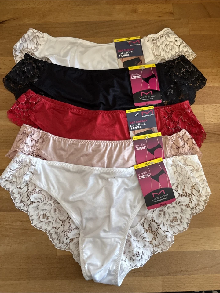 Maidenform 40159 Comfort Devotion Lace Back Tanga Panty