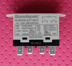 Relé compresor 6 pines 30A 277VAC para Goodspec HLR6100-2ATUBCF 208-240VAC - Imagen 1 de 5