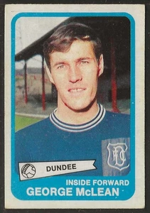 A&BC-FOOTBALL 1968 SCOTTISH (QUIZ YELLOW X45)-#42- DUNDEE - GEORGE MCLEAN - Picture 1 of 2