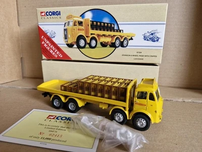 MIB Corgi 97334 Atkinson 8 Wheel Rigid Lorry with Crates for Lucozade 1:50 Scale - Image 1 of 4