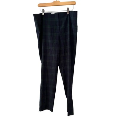 Anne Klein Reloj Negro Tartán Cuadros Pantalones Azul Verde 8 Foto 1 de 4