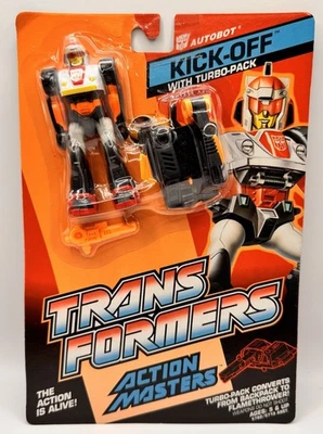 Transformers Kick-Off w/- Turbo-Pack 1990 Action Masters MOSC - Image 1 of 4