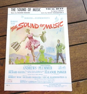 The Sound of Music Gesang Duett Noten Klavier Bariton & Sopran 1965 - Bild 1 von 4