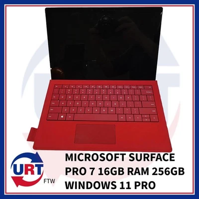 MICROSOFT SURFACE PRO 7 16GB RAM 256GB WINDOWS 11 PRO #137523# - Image 1 of 4