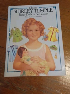 Classic Shirley Temple Paper Doll Book. Published 1986. Two Dolls And Outfits. - Picture 1 of 3