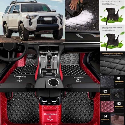For Toyota 4Runner Car Floor Mats Luxury Waterproof Liners Carpets Cargo Custom - Imagem 1 de 4