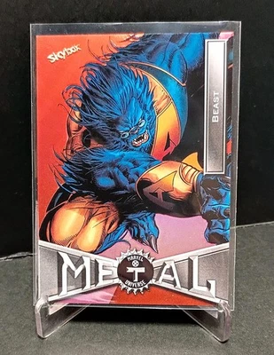 2020 Upper Deck Marvel X-Men Metal Universe /75 BEAST #5 - Pink - X-Men - Skybox - Image 1 of 2