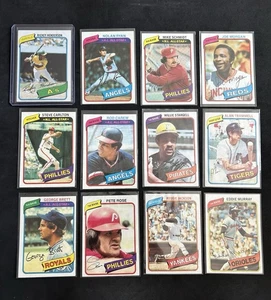 1980 Topps Baseball Complete Set 1-726 EX+ RICKEY HENDERSON RC Nolan Ryan - Picture 1 of 9