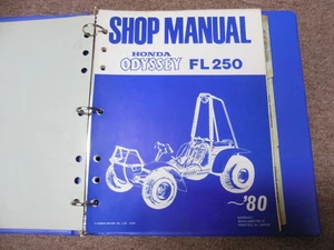 Honda shop repair manual 1980 FL250 ODYSSEY FL 250 - Picture 1 of 3