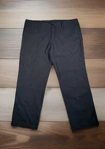 Pantalón Lululemon ABC Hombre’s 40 Negro Calce Clásico Warpstreme 4 Vías Elastizado Absorbente - Imagen 1 de 11