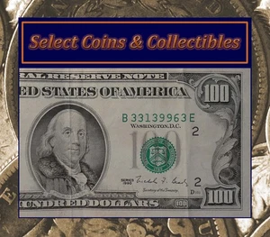 1990 (B) $100 One Hundred Dollar Bill Federal Reserve Note New York Currency - Picture 1 of 5
