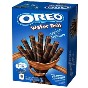 @ Oreo Chocolate Wafer Roll Creamy And Muchy 54 Gram U381 - Picture 1 of 5