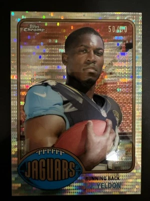 2015 Topps Chrome - 1976 Football T.J. Yeldon #76-TY Pulsar Refractor /50 (RC) - Image 1 of 2