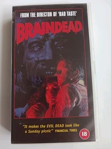 Braindead VHS 1992 Starring Timothy Balme 4 Front Video 1998 Release Horror Film - Imagen 1 de 8