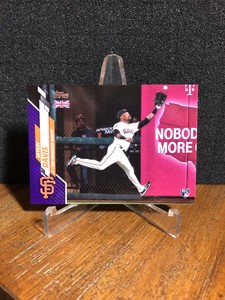 2020 Topps UK Edition JAYLIN DAVIS Giants rc #9 Rookie PURPLE SP PARALLEL 42/50