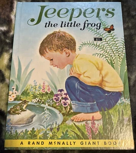 Jeepers the Little Frog -A Rand McNally Giant Book 1965 - Bild 1 von 5