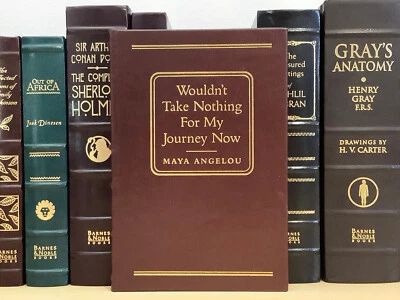 Wouldn't Take Nothing For My Journey Now by Maya Angelou - leather-bound Foto 1 de 4