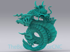 3D Model STL File for CNC Router Laser & 3D Printer Chinese Dragon Flying