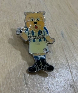Distintivo spilla vintage Huddersfield Town FC mascotte calcio memorabilia da collezione - Foto 1 di 2