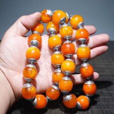 Collection old wax Buddha beads simple personality accessories M77