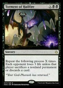 Torment of Hailfire ~ Hour of Devastation [ NearMint ] [ Magic MTG ] - Picture 1 of 1