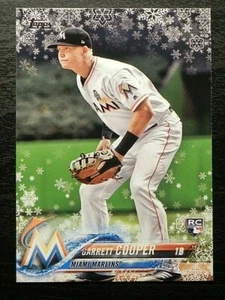 2018 Topps Holiday Mega Snowflake ROOKIE HMW6 Garrett Cooper Miami Marlins - Picture 1 of 2