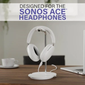 Sonos Ace Kopfhörerständer Ständer von Sanus WSHSH1-W2 Weiß - Bild 1 von 10