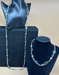Set Of 2 Same Design Anne Klein Necklace - Picture 1 of 5