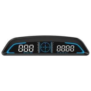 Car HUD Head Up HD Display Digital Speedometer GPS MPH Overspeed Alarm Universal - Picture 1 of 24