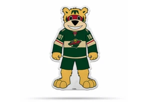 MINNESOTA WILD PREMIUM MASKOTTCHEN WIMPEL FANION FORM SCHNITT - Bild 1 von 1