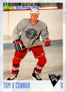 1993 Classic Tom O'Connor #107 Springfield Falcons