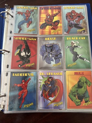 1997 FLEER SKYBOX SPIDER-MAN .99 BASE 50 CARD...