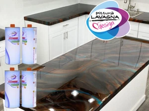 Jumbo Resina Epossidica Bicomponente per Top Cucina Kg 0,800 (2 Colori da 0,400) - Foto 1 di 5