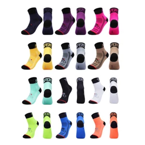 Calcetines de ciclismo de carretera profesionales hombres mujeres montar bicicleta deportes calcetines al tobillo MTB BMX - Imagen 1 de 42