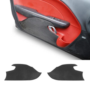Soft Carbon Fiber Interior Door Anti-kick Panel Cover for Dodge Challenger 2015+ - Picture 1 of 15