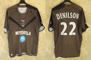 Maillot GIRONDINS DE BORDEAUX vintage DENILSON PUMA shirt kaki jersey camiseta L - Imagen 1 de 11