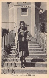 F189) VALSESIA COSTUME DI FOBELLO CORDI M.V. VERCELLI - Picture 1 of 2