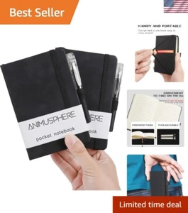 2Pack Pocket Notebook Small Notebook Journal Notebook 4 inches x 5.7 inches 2... - Picture 1 of 8