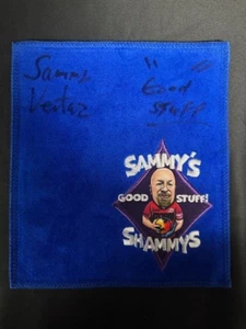 Sammy Ventura signiert/beschriftet Blue Shammy - Bild 1 von 1