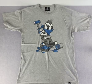 Mens Kidrobot Grey Short Sleeve Size L Shirt - Picture 1 of 4