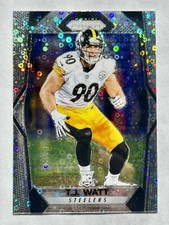 2017 Panini Prizm T.J. WATT DISCO PRIZM ROOKIE CARD RC #216 Steelers NFL TJ T J
