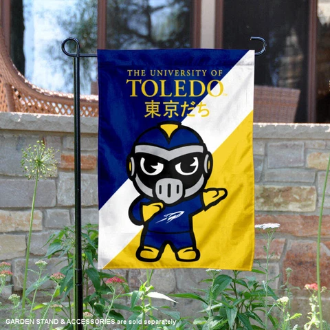 Toledo Rockets Tokyodachi Garden Flag and Yard Banner Cover