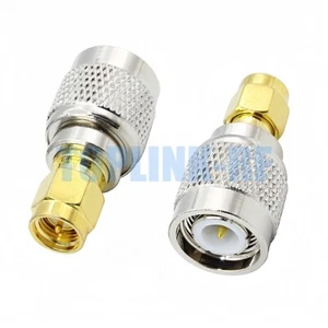 10x SMA Male Plug to TNC Male Plug RF Adapter Connector Straight SMA-TNC Type - Picture 1 of 7