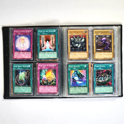 Vintage Konami 1996 Yugioh TCG Full Binder 112 Cards  MP/LP/NM - Image 1 of 4