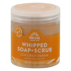 Pacha Coconut Papaya sapone frustato scrub - Supreme Body Cleanse 8 oz - Foto 1 di 2