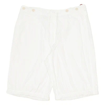 PRADA Womens Casual Shorts Cream Relaxed M W32 - Image 1 of 4