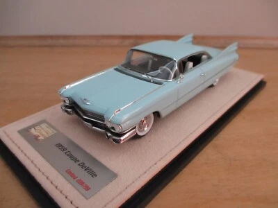 Stamp Models; 1959 Cadillac Coupe DeVille;  Breton Blue; 1:43; mint condition - Image 1 of 4
