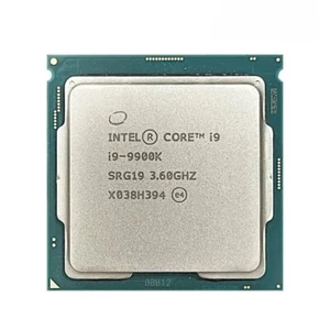Intel SRG19 Core i9-9900K 8 Cores 3.60GHz up to 5.0GHz Unlocked LGA1151 - Photo 1/1