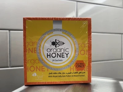 Organic Natural Honey 24 Satchets - New - Image 1 of 2